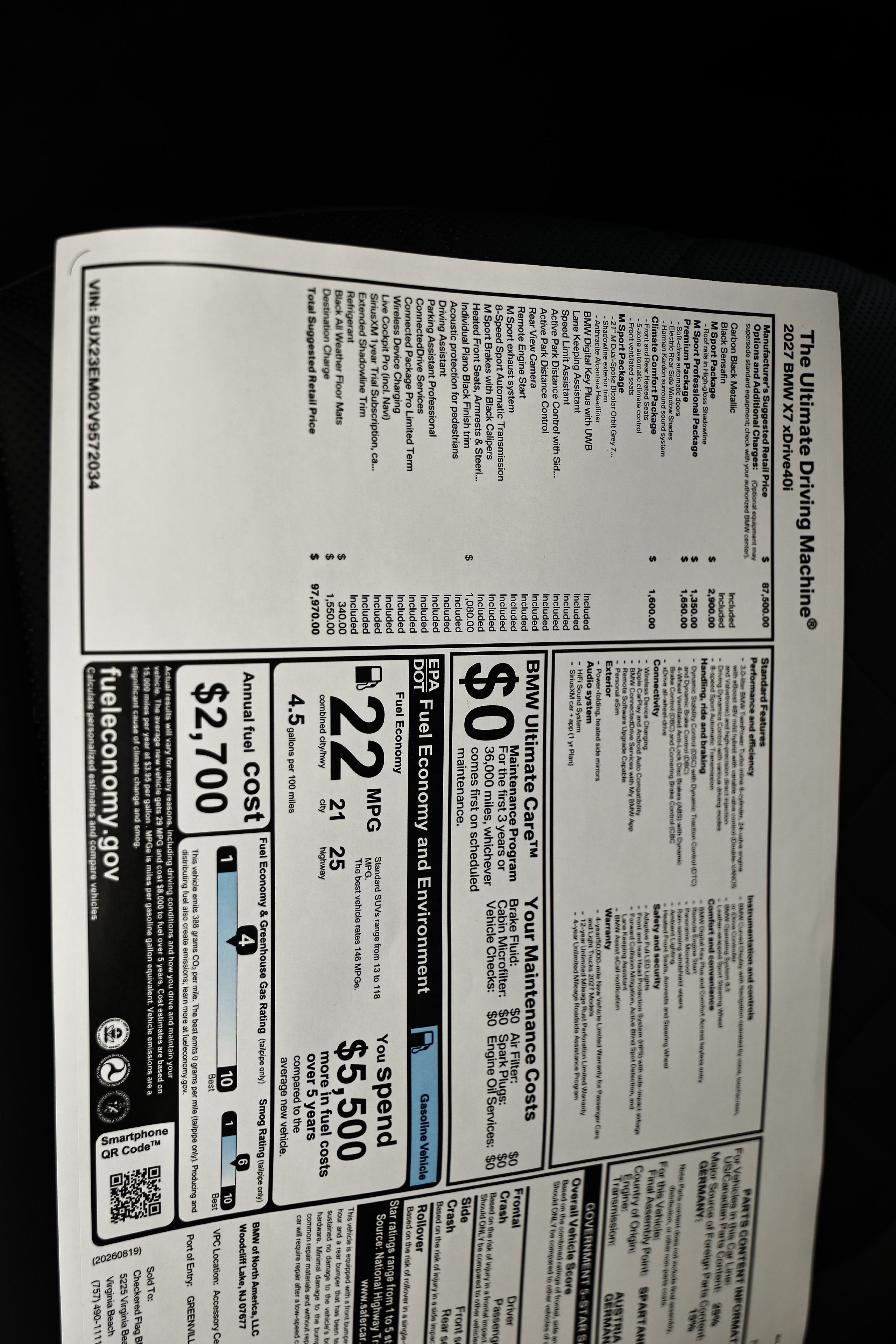New 2027 Carbon Black Metallic BMW xDrive40i image 25