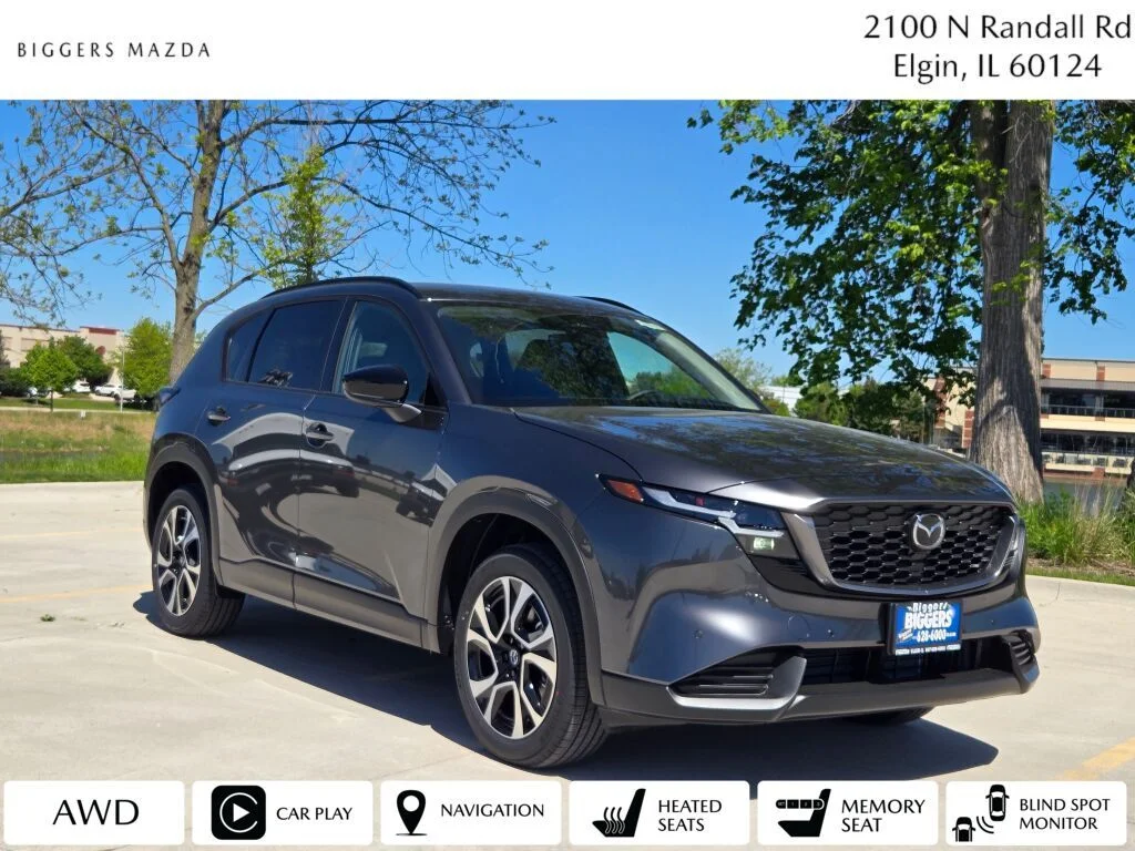 New 2026 Machine Gray Metallic Mazda 2.5 S Preferred AWD image 1
