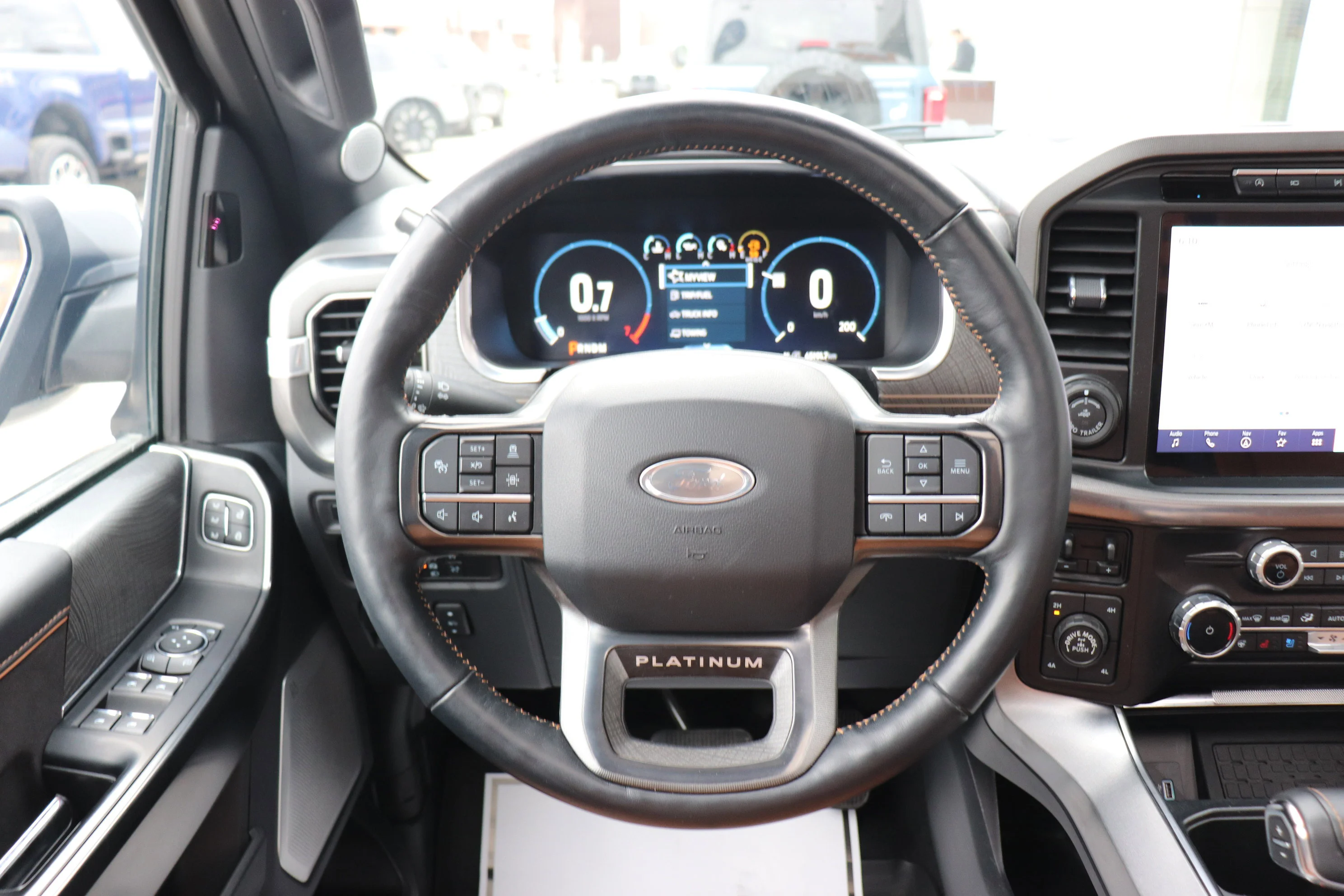 Certified Used 2023 Agate Black Metallic Ford Platinum 4WD image 8