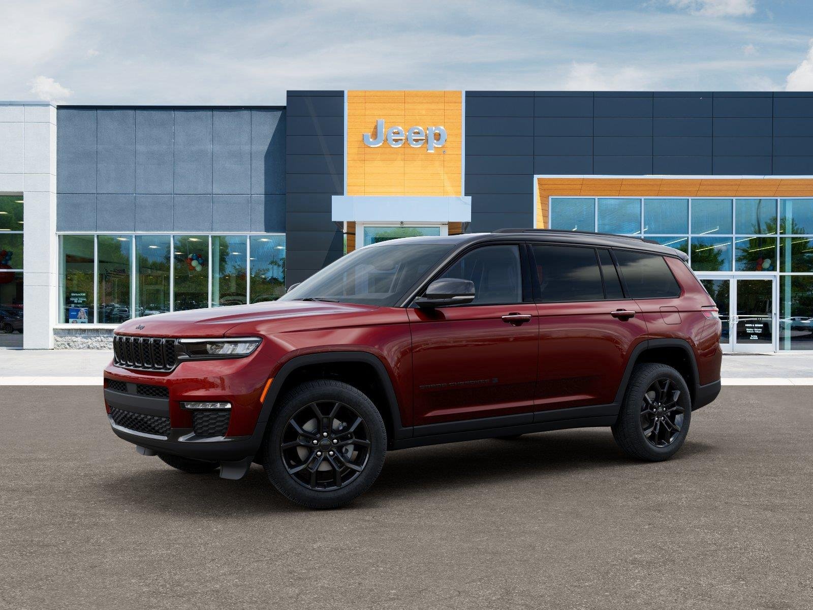 New 2025 Velvet Red Pearl-Coat Exterior Paint Jeep Limited image 2