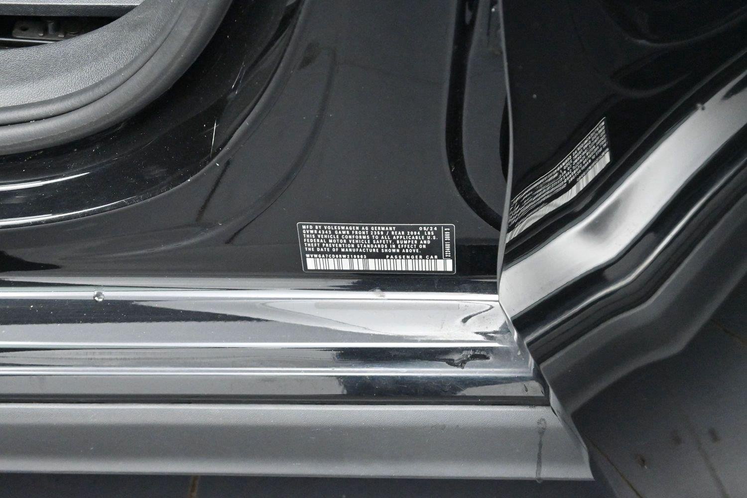 Used 2024 Mythos Black Metallic Volkswagen S image 36