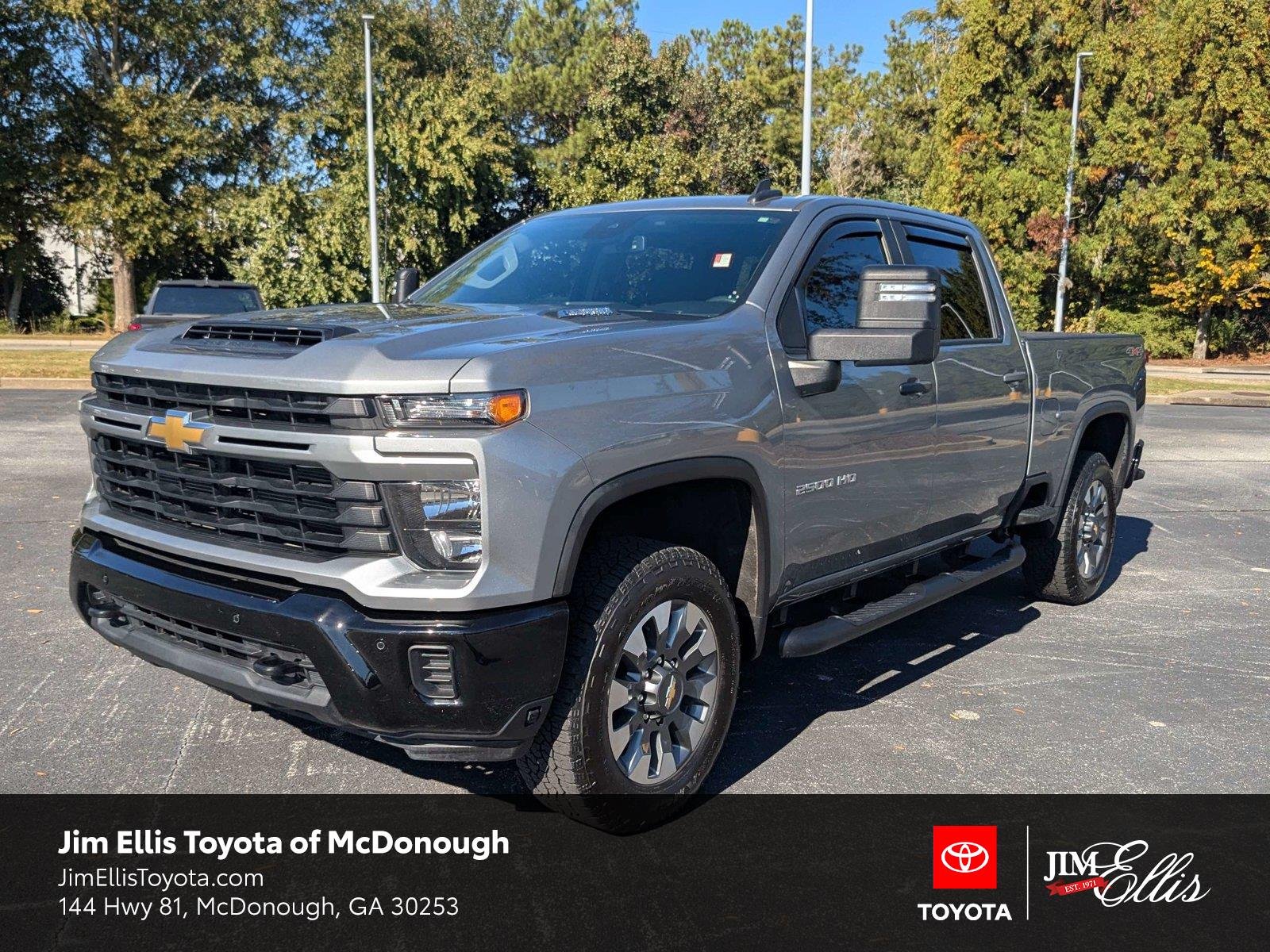 Used 2025 Sterling Gray Metallic Chevrolet Custom image 1