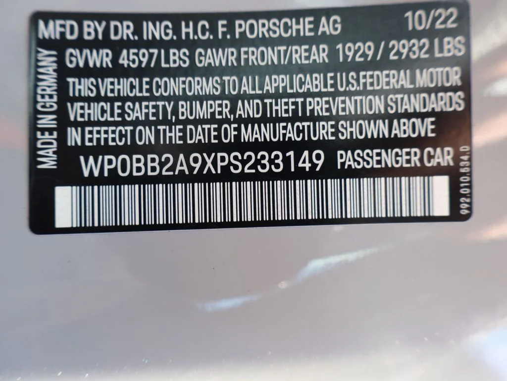 Certified Used 2023 Chalk Porsche Targa 4 GTS image 42