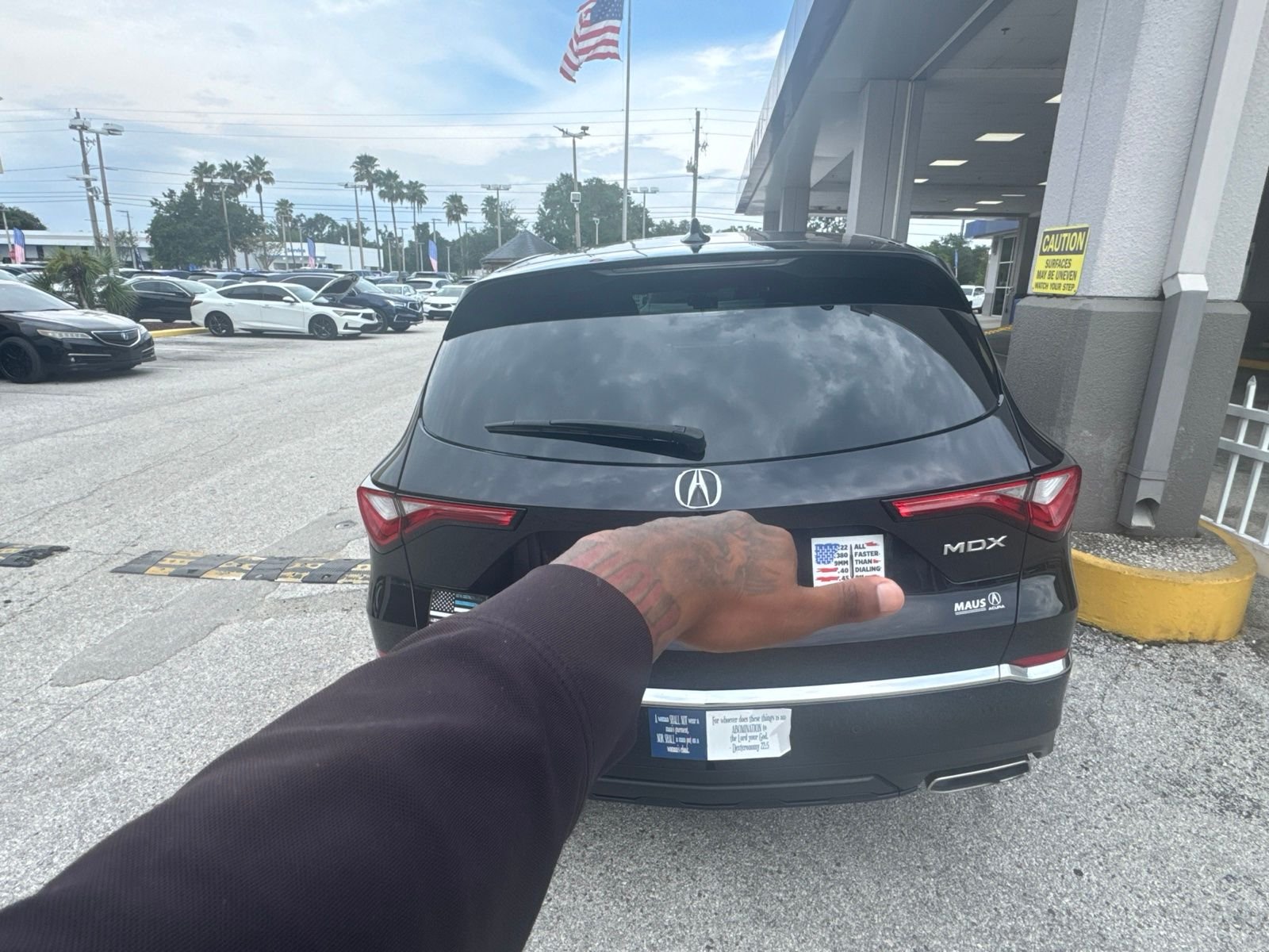 Used 2023 Phantom Violet Pearl Acura Technology image 4