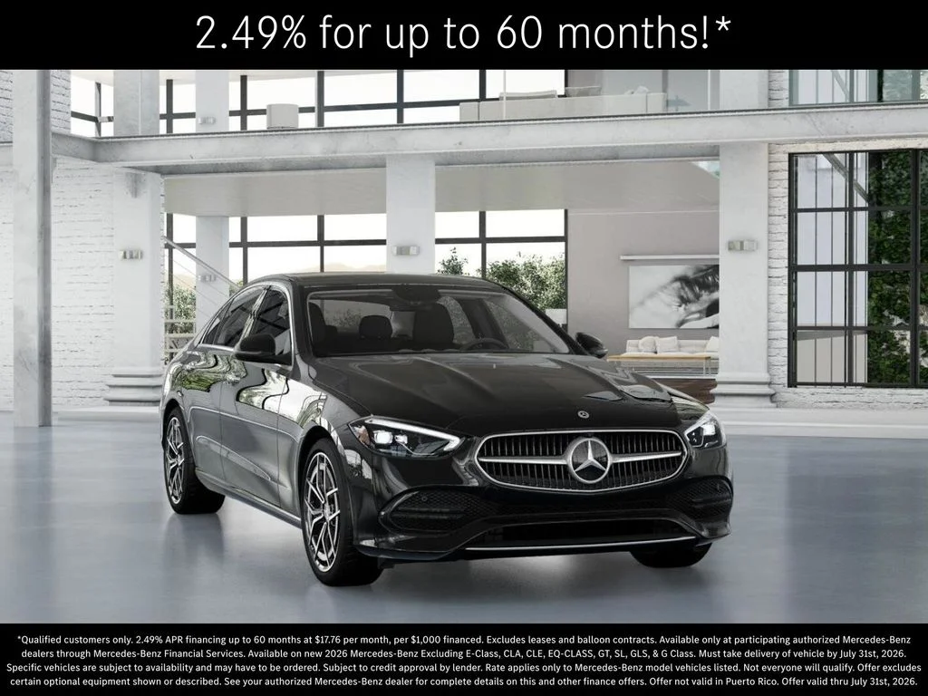 New 2026 Black Mercedes-Benz C 300 image 9