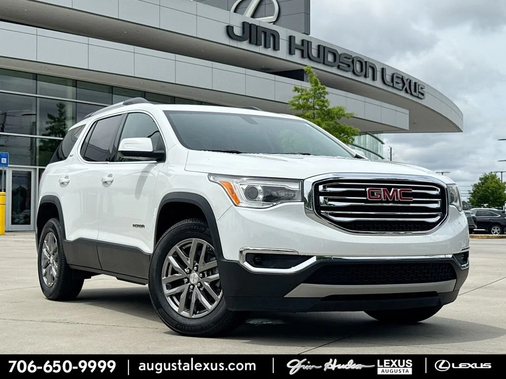 Summit White 2019 GMC Acadia SLT-1 FWD SUV / Crossover Front-Wheel Drive