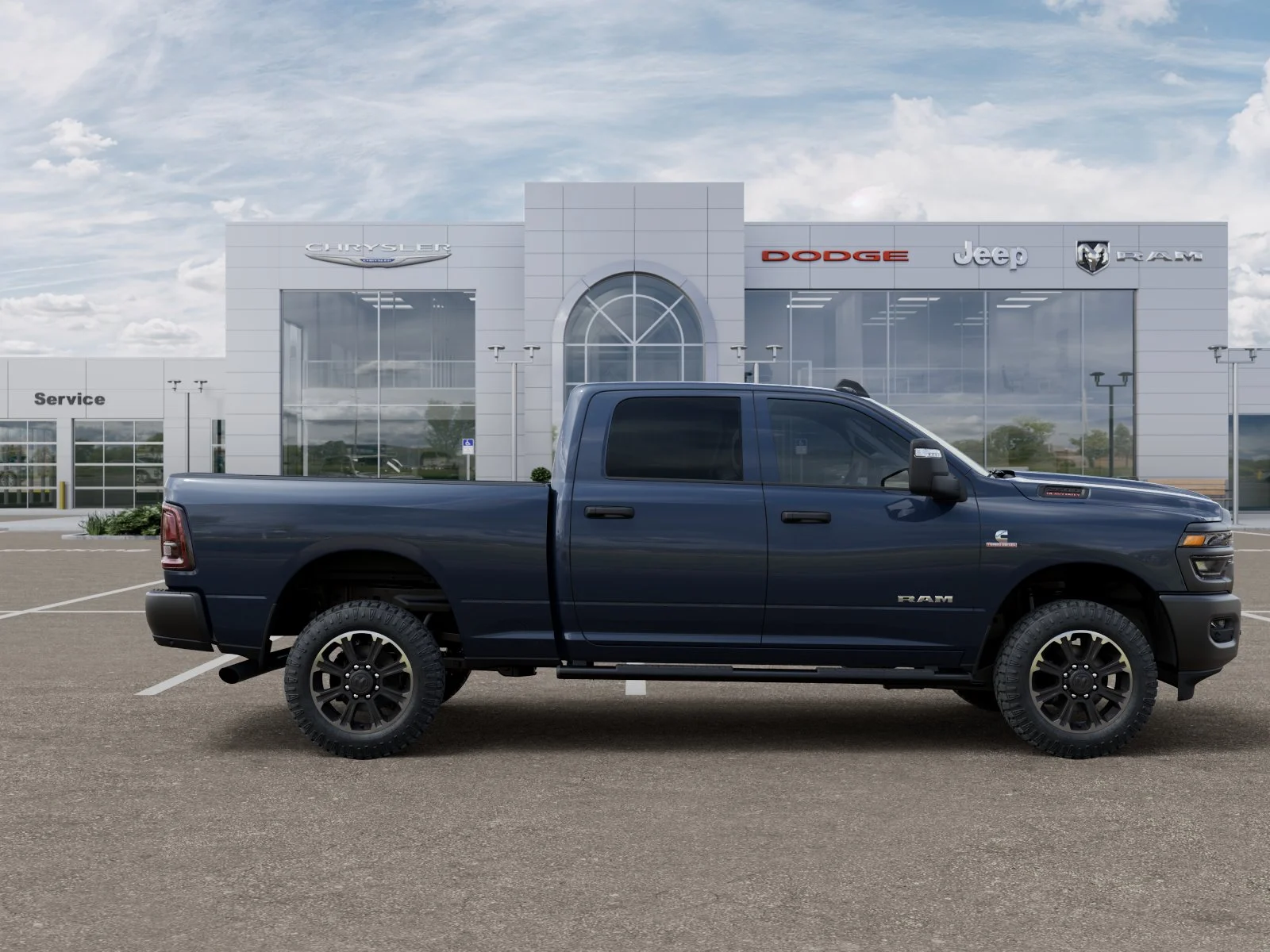 New 2026 Forged Blue Metallic Exterior Paint RAM Tradesman image 54