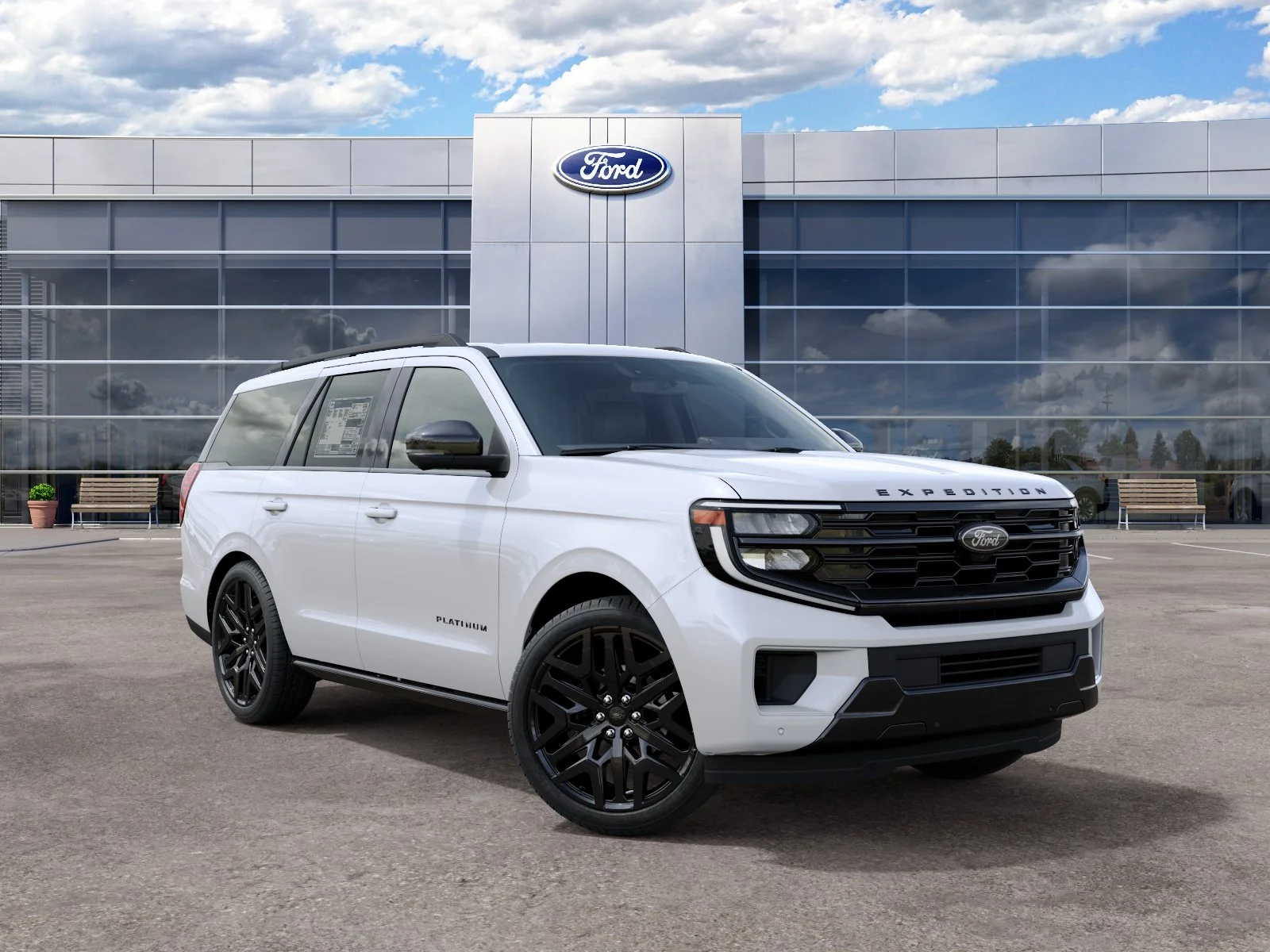 New 2027 Star White Metallic Tri-Coat Ford Platinum image 27