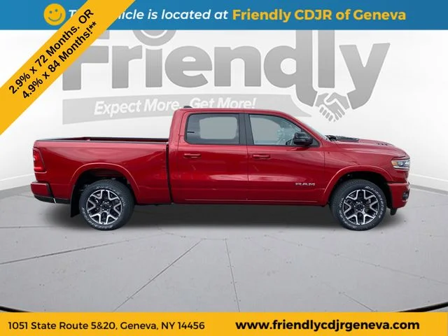 New 2026 Molten Red Pearl-Coat Exterior Paint RAM Laramie image 6