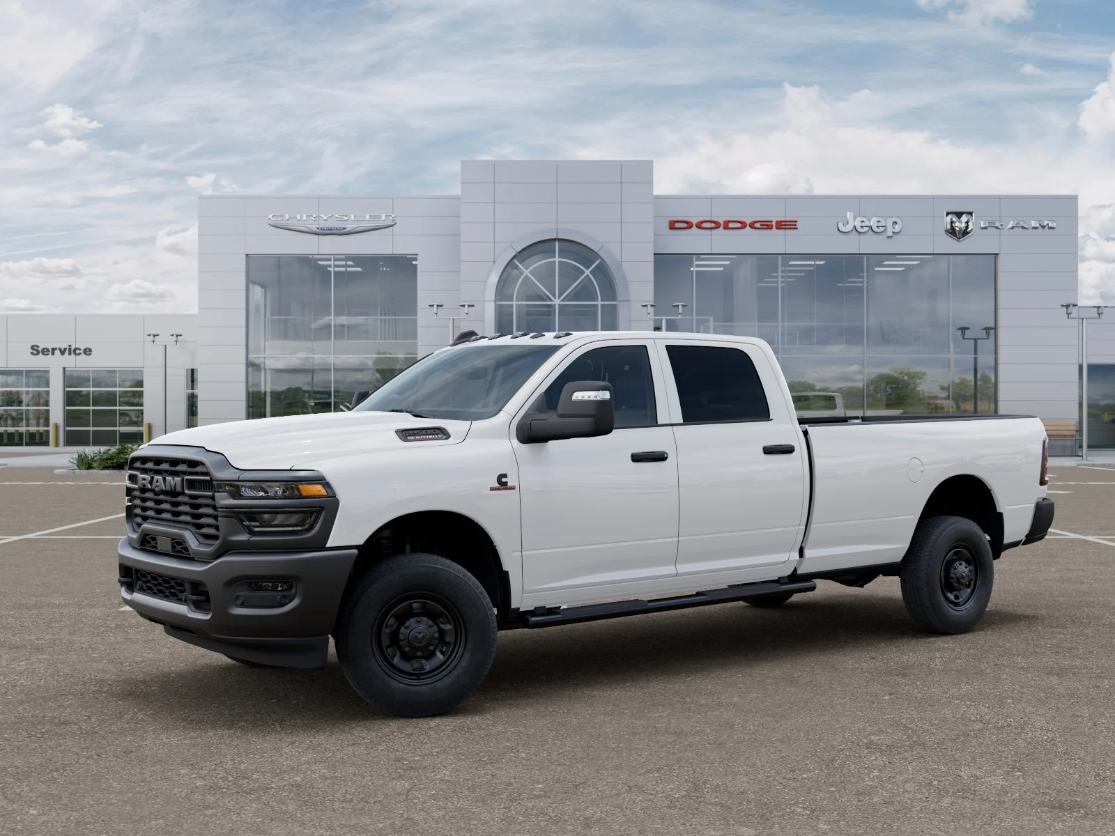 New 2026 Bright White Clear-Coat Exterior Paint RAM Tradesman image 29