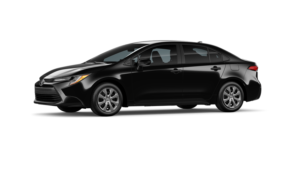 New 2026 Midnight Black Metallic Toyota LE image 3
