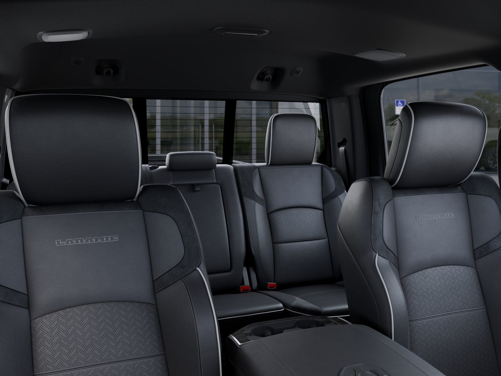 New 2026 Ceramic Gray Clear-Coat Exterior Paint RAM Laramie image 52