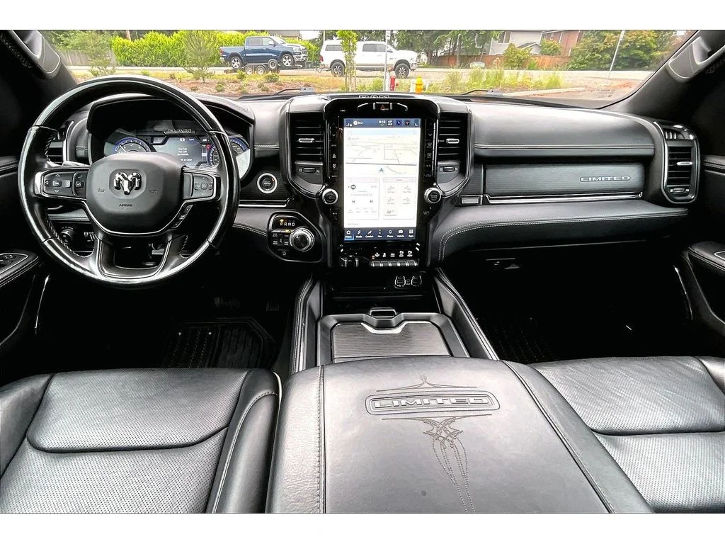 Used 2022 Diamond Black Crystal Pearlcoat Ram Limited image 15