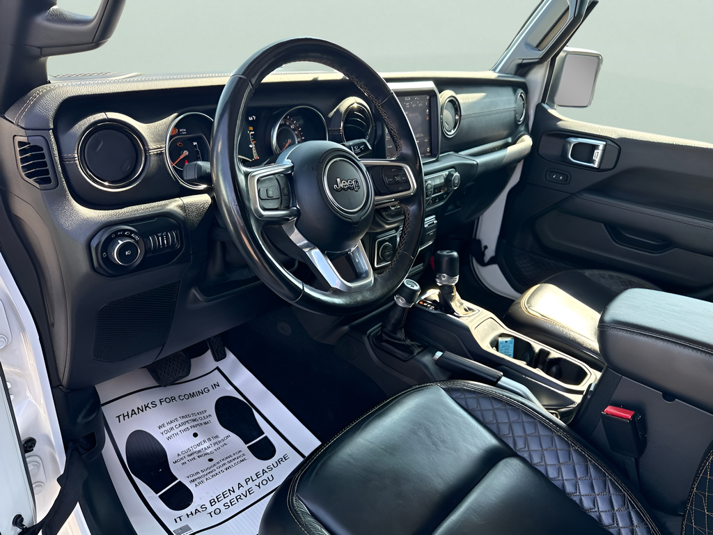 Used 2021 White Jeep Unlimited Sahara High Altitude image 13