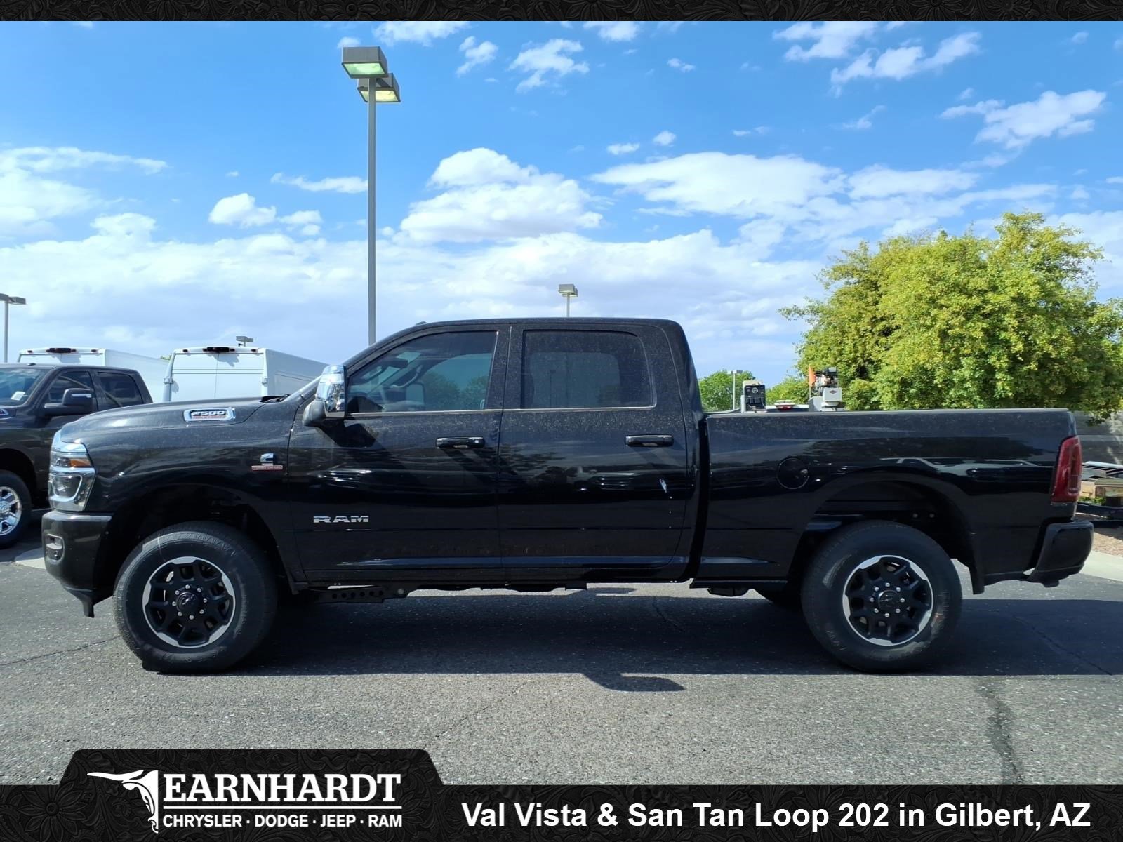 New 2026 Diamond Black Crystal Pearl-Coat Exterior Paint RAM Laramie image 3