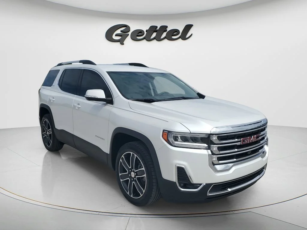 Used 2023 White Frost Tricoat GMC SLT image 3