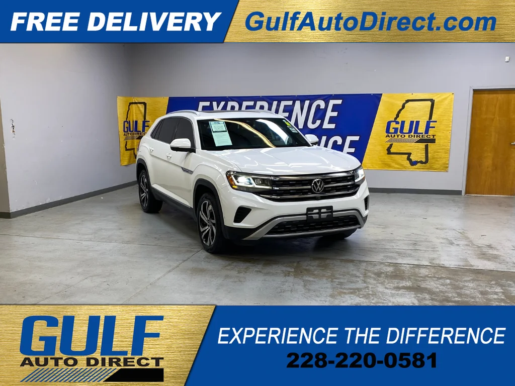 Used 2020 White Volkswagen 3.6L V6 SEL Premium image 1