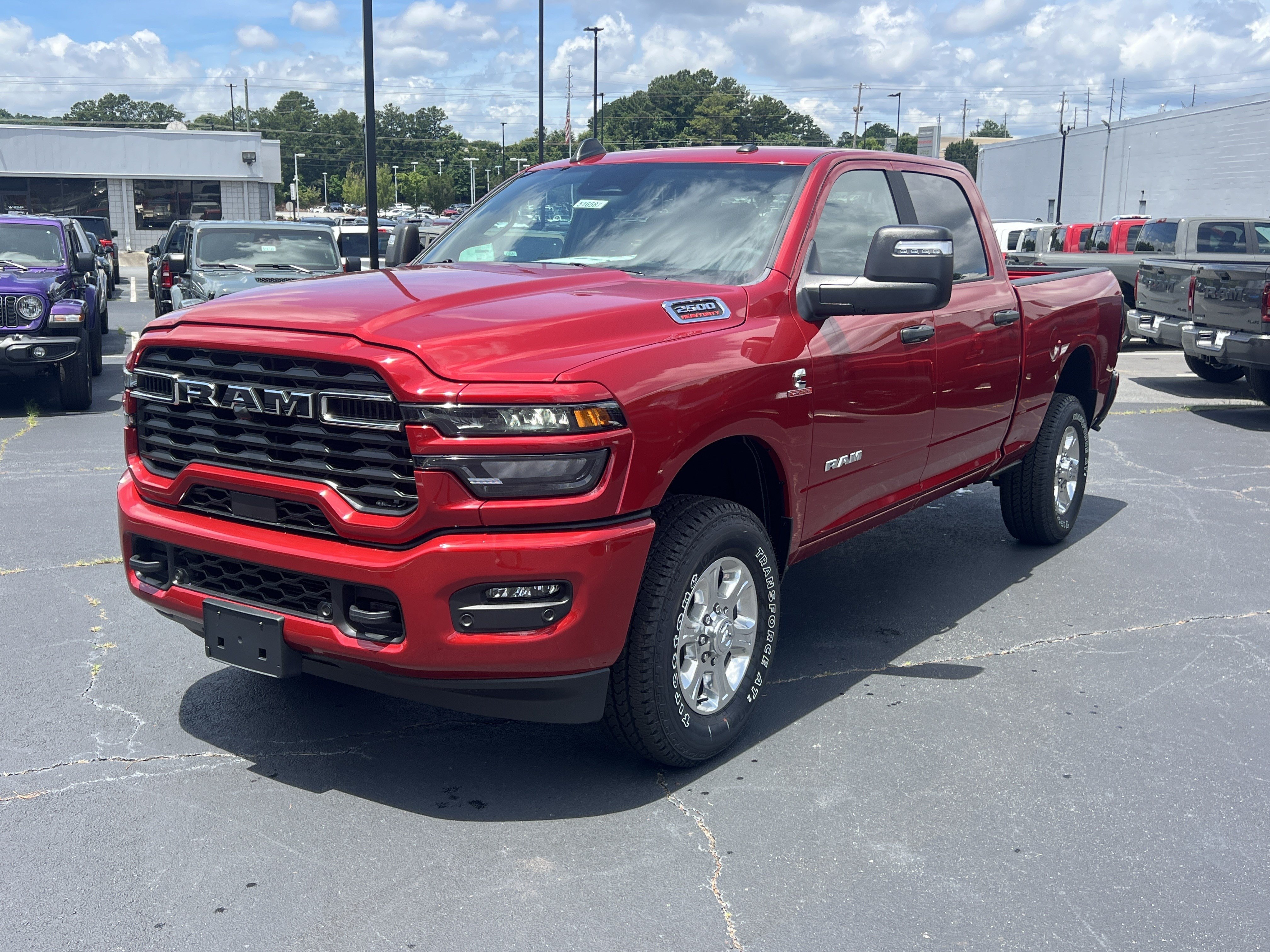 New 2026 Molten Red Pearlcoat Ram Big Horn image 3