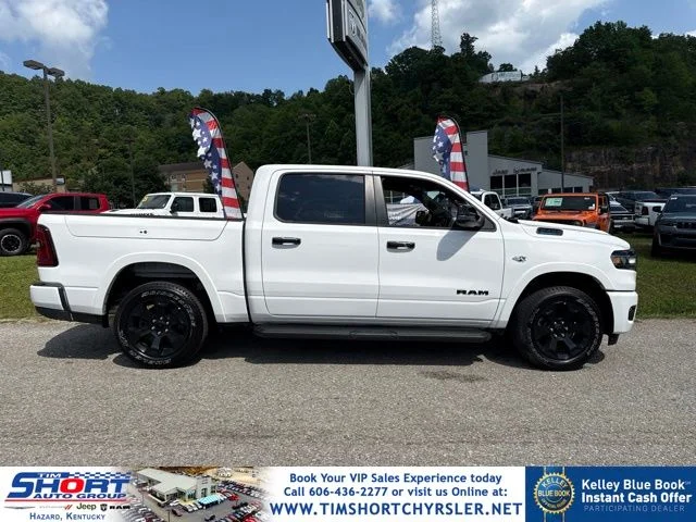 New 2026 Bright White Clear-Coat Exterior Paint RAM Big Horn/Lone Star image 2