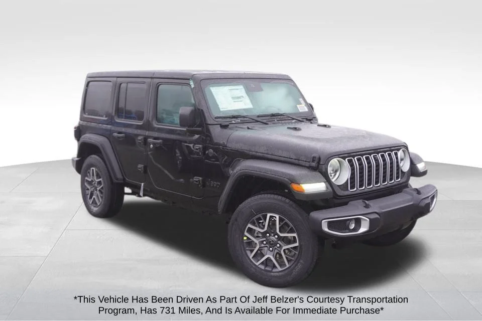 New 2025 Black Clear-Coat Exterior Paint Jeep Sahara image 1