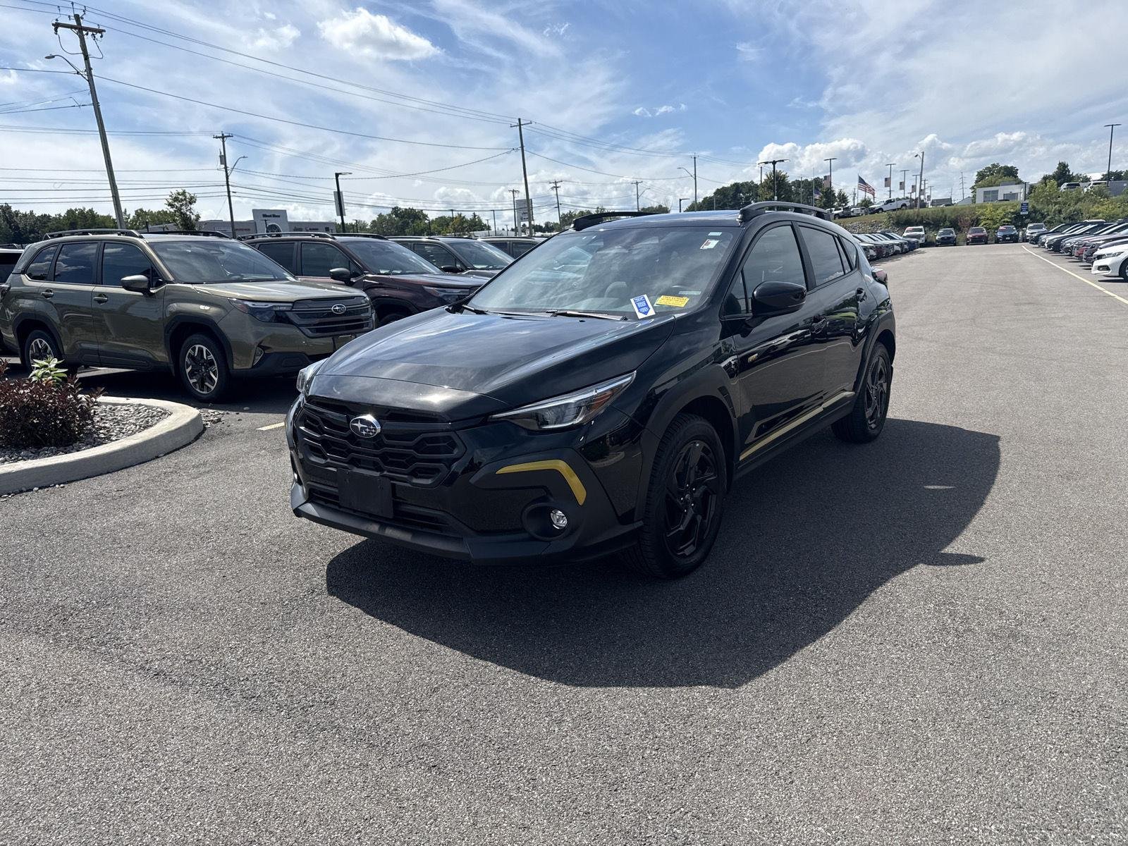 Used 2024 Crystal Black Silica Subaru Sport image 6
