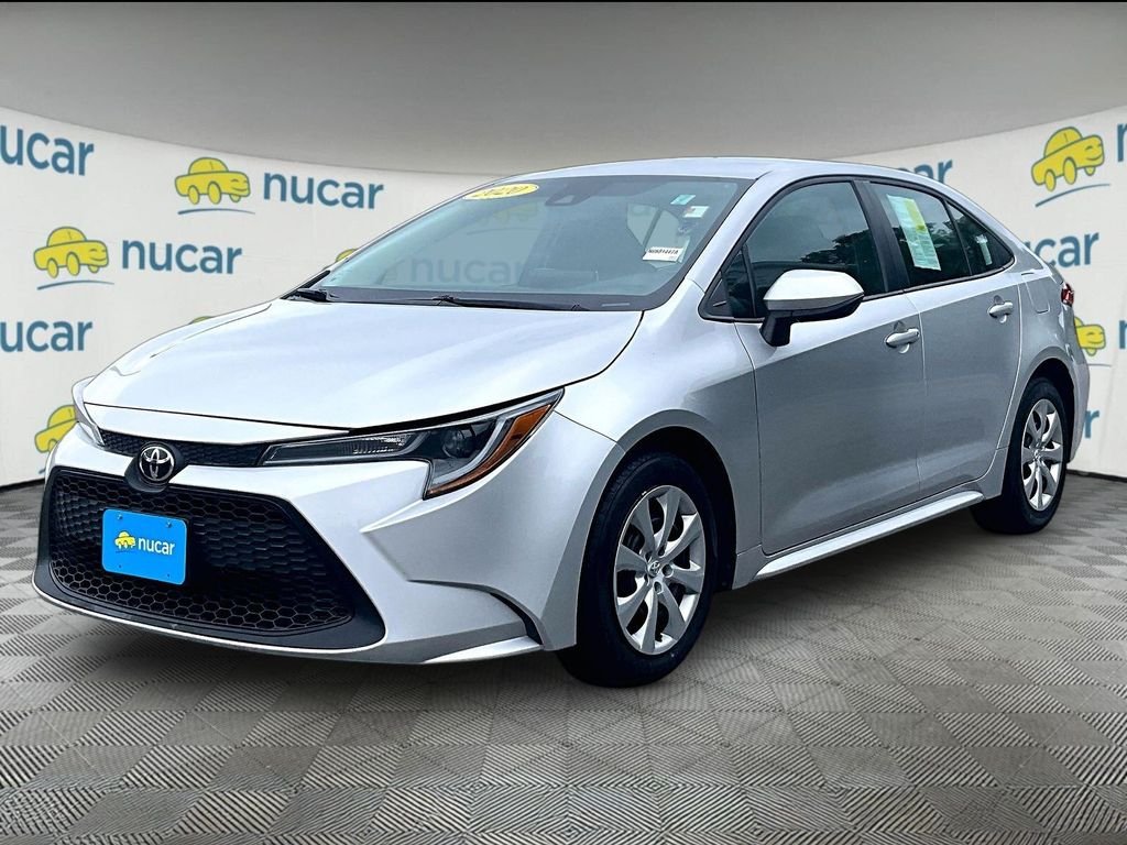Used 2020 Silver Toyota LE image 3