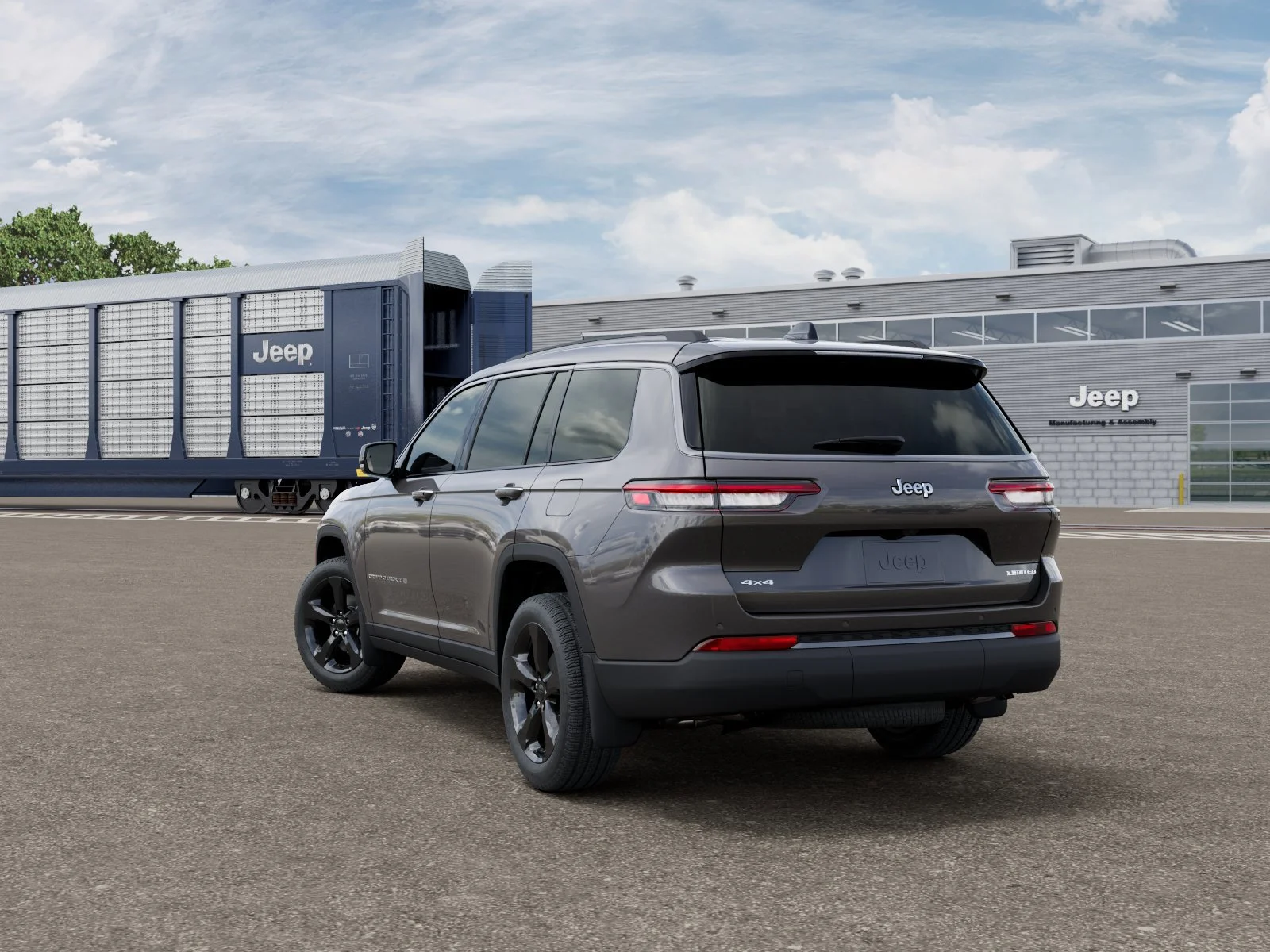 New 2026 Baltic Gray Metallic Clear-Coat Exterior Paint Jeep Limited image 3
