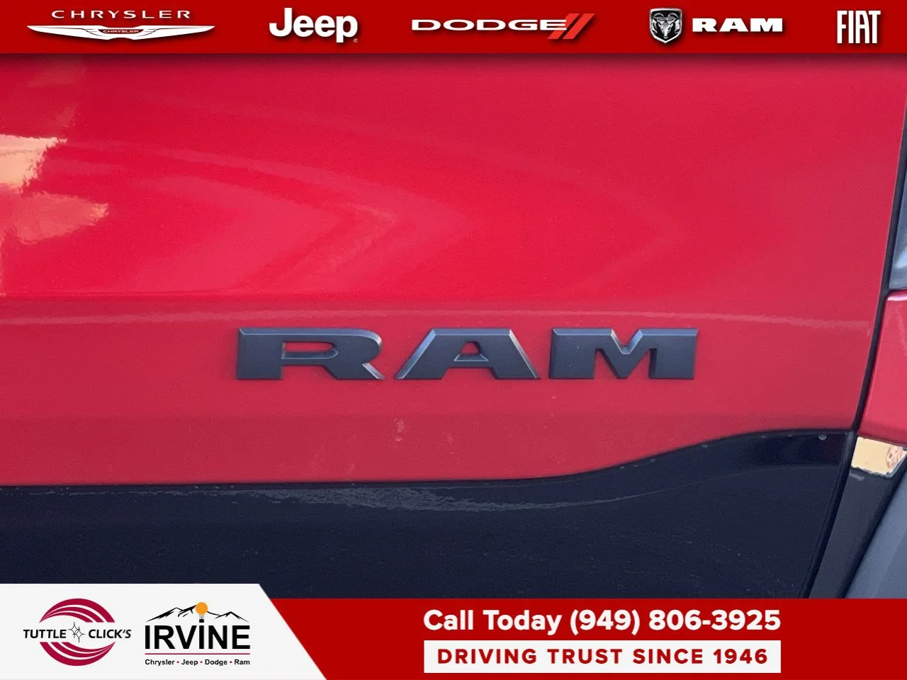 New 2027 Molten Red Pearl-Coat Exterior Paint RAM RHO image 14