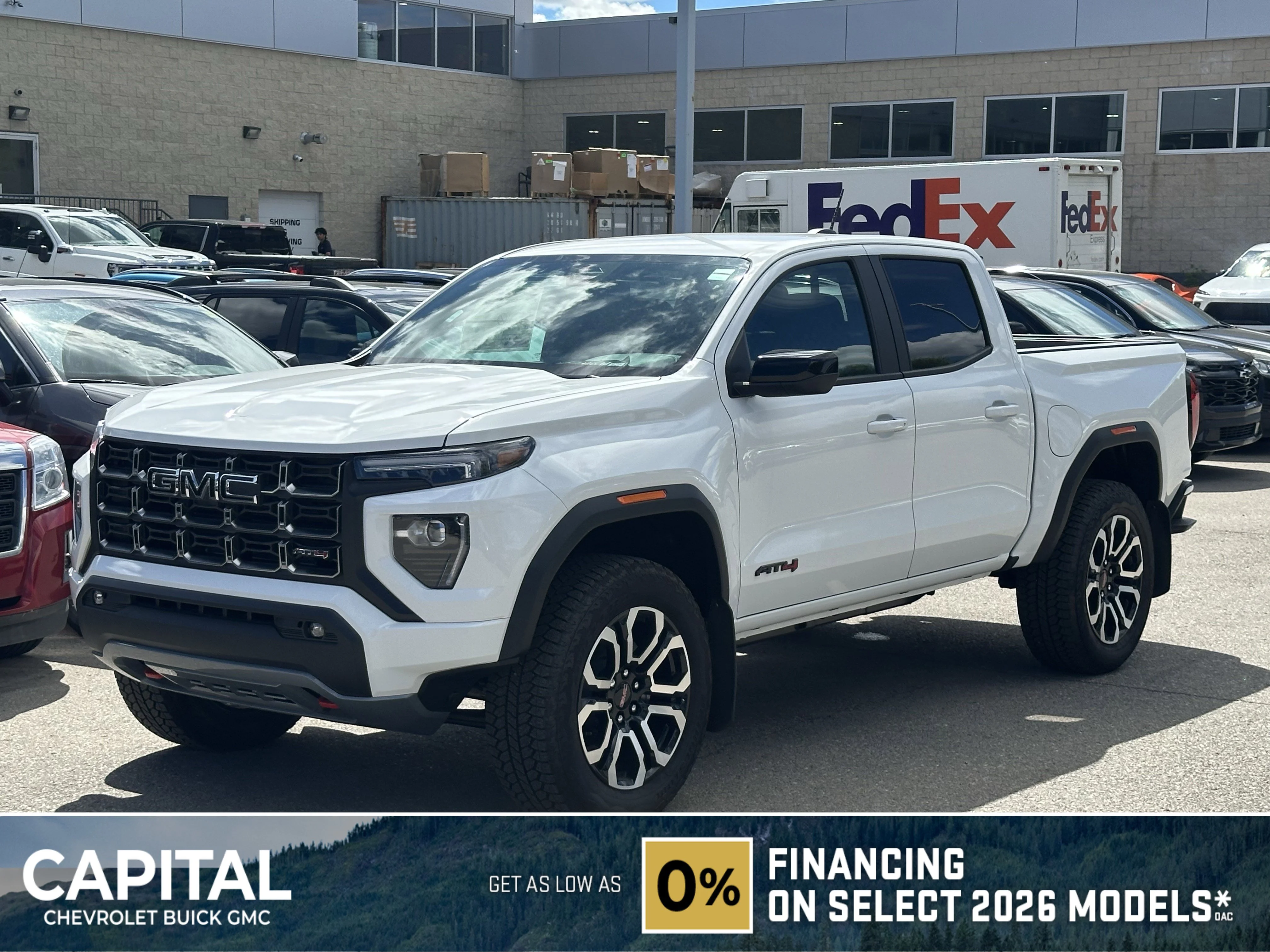 New 2026 Summit White GMC AT4 image 1