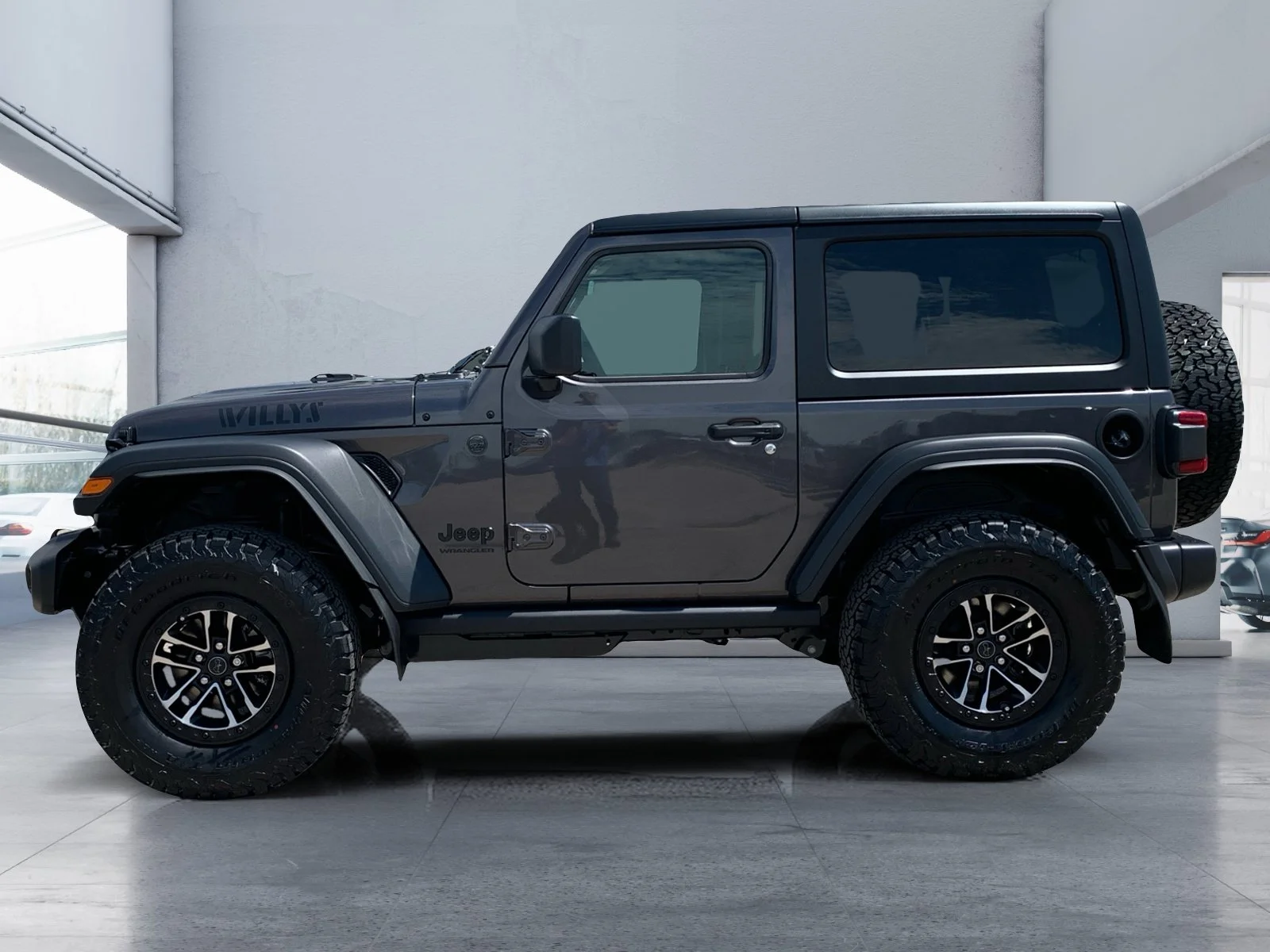 New 2026 Granite Crystal Metallic Jeep Willys image 2