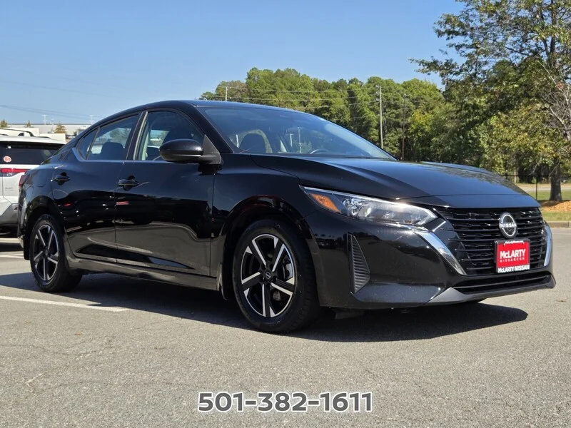 Used 2024 Super Black NISSAN SV CVT image 7