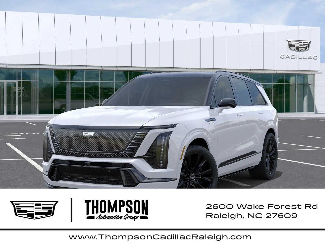 New 2027 Vibrant White Tricoat Cadillac Platinum image 6