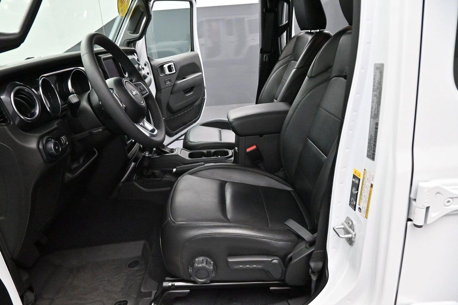 Used 2023 Bright White Clearcoat Jeep Sahara Altitude image 13