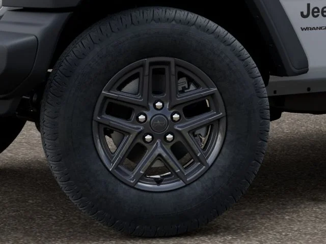 New 2026 Bright White Clear-Coat Exterior Paint Jeep Sport S image 8
