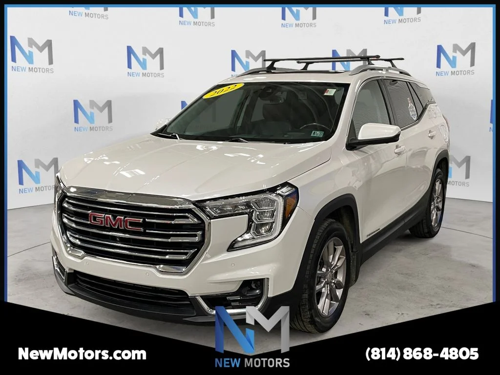 Used 2022 White Frost GMC SLT image 1