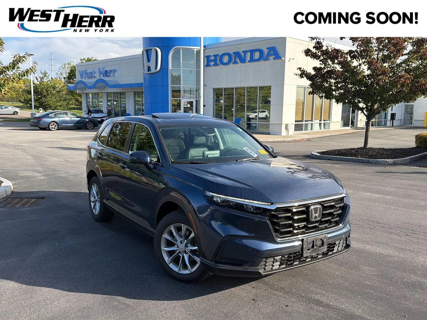 Used 2024 Canyon River Blue Metallic Honda EX-L image 1
