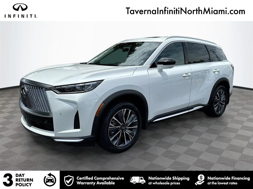 Certified Used 2026 White INFINITI LUXE image 1