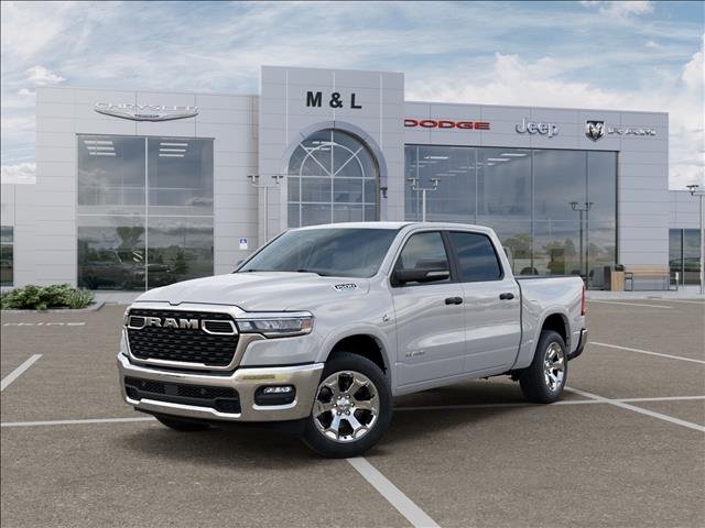 New 2026 Bright White Clear-Coat Exterior Paint RAM Big Horn Crew Cab 4x4 5
