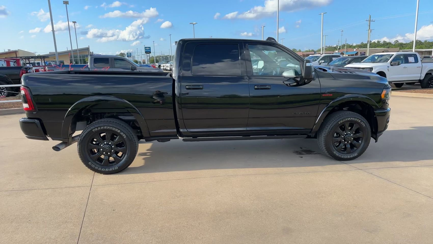 Used 2024 Diamond Black Crystal Pearlcoat Ram Limited image 8