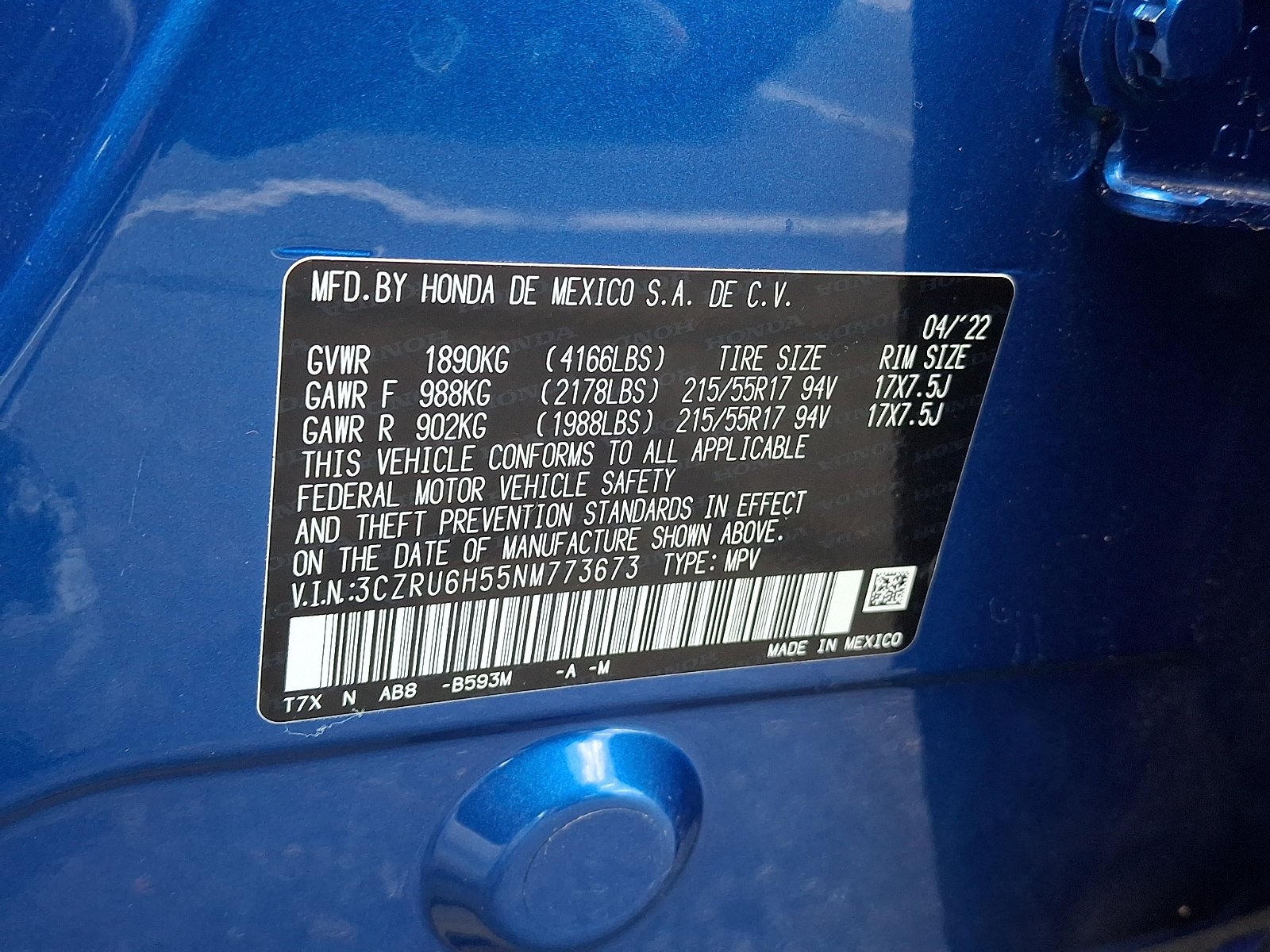 2022 Honda HR-V EX - Photo 20