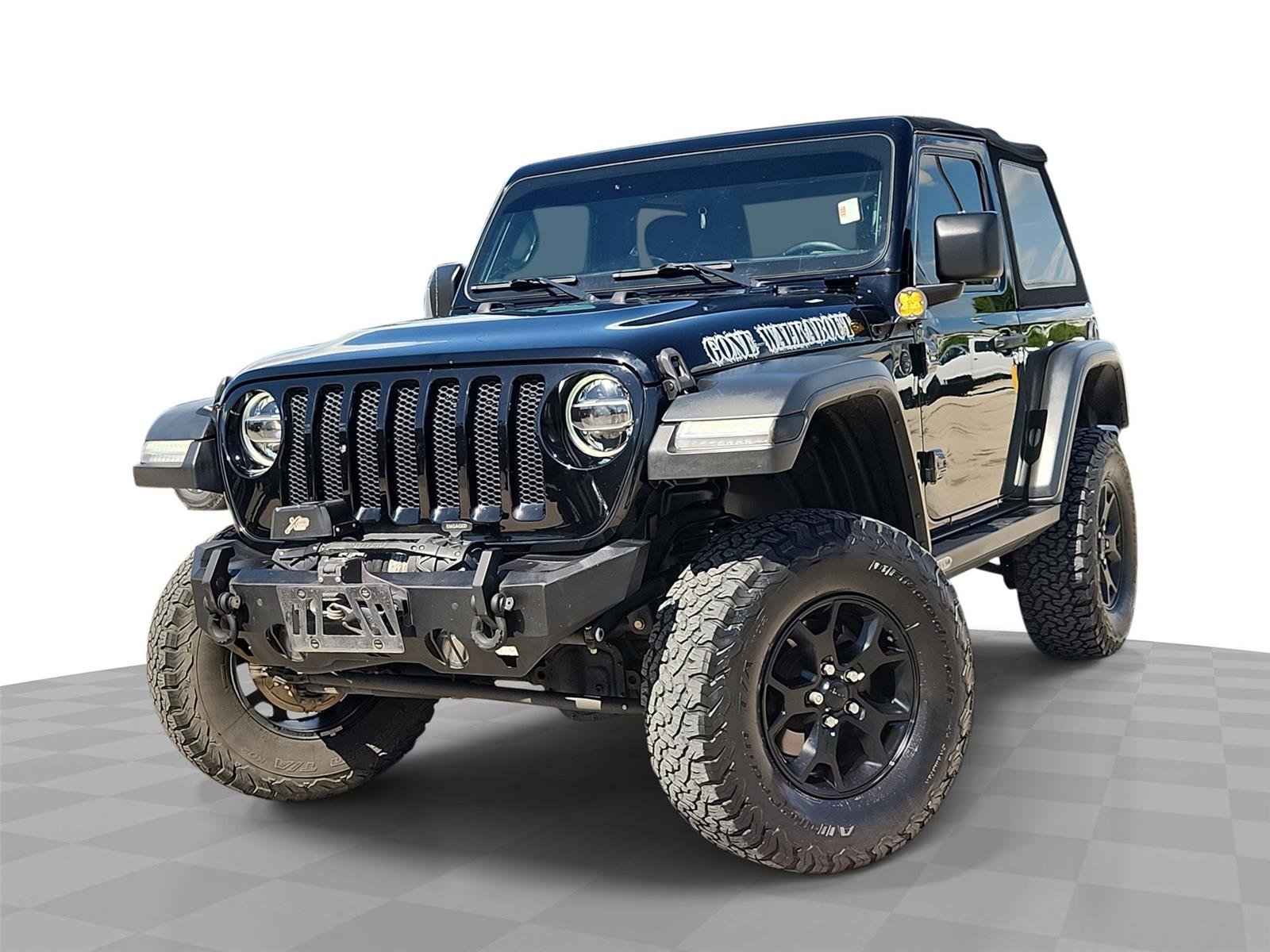 Used 2020 Black Jeep Willys 4x4 image 1