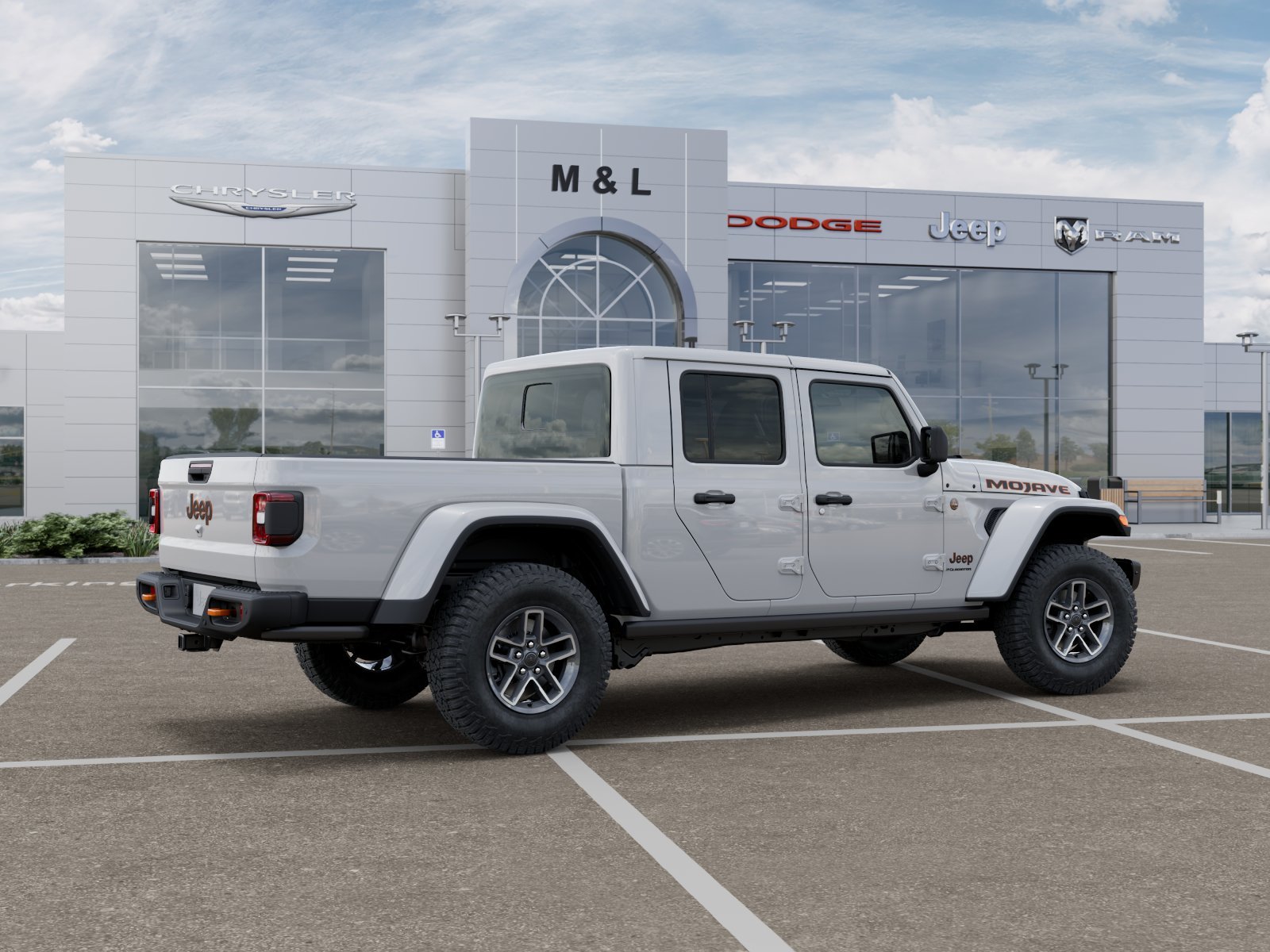 New 2026 Bright White Clear-Coat Exterior Paint Jeep Mojave X image 31