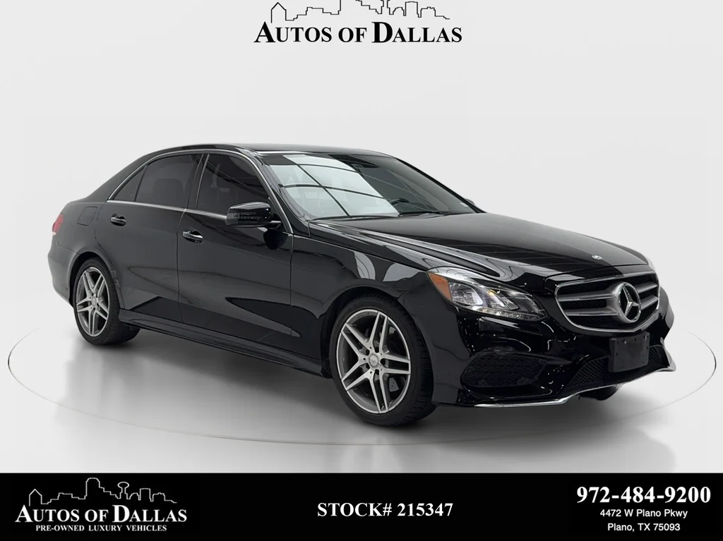 Used 2016 Black Mercedes-Benz E 350 image 1