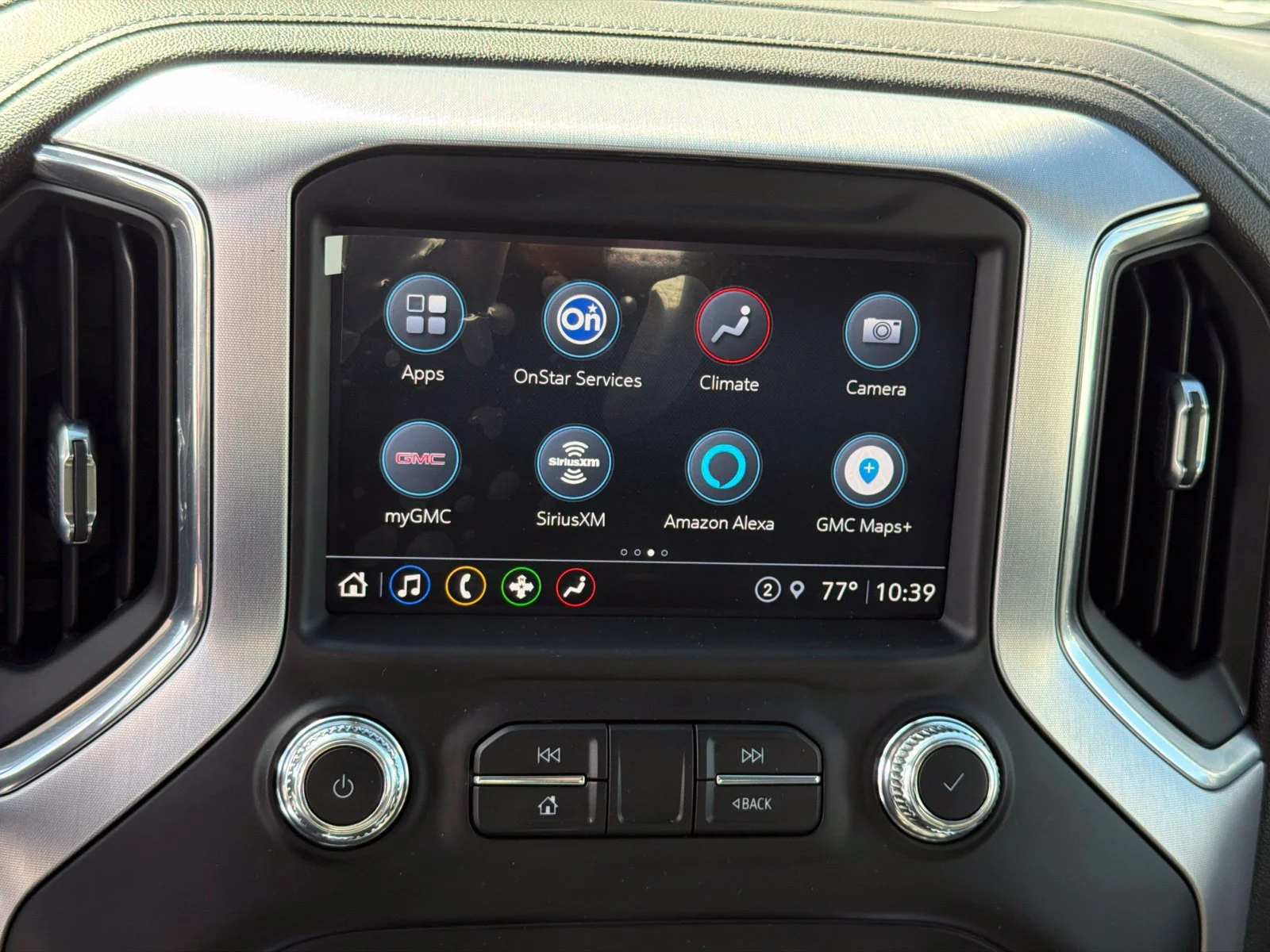 Used 2022 PACIFIC BLUE METALLIC GMC SLT image 21