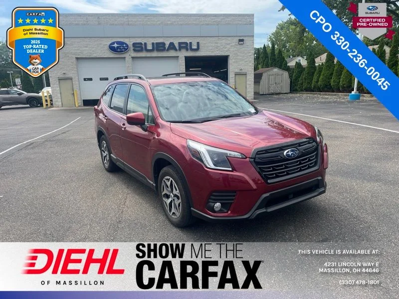 Used 2023 Red Subaru Premium image 1