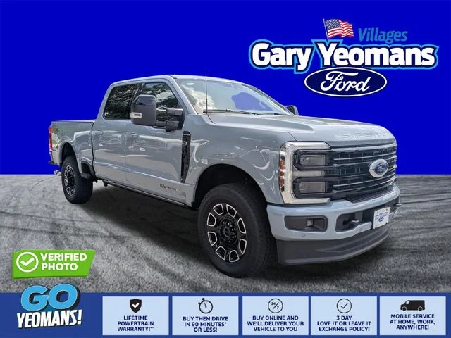 New 2026 Glacier Gray Metallic Tri-Coat Ford F-250® Platinum® image 1