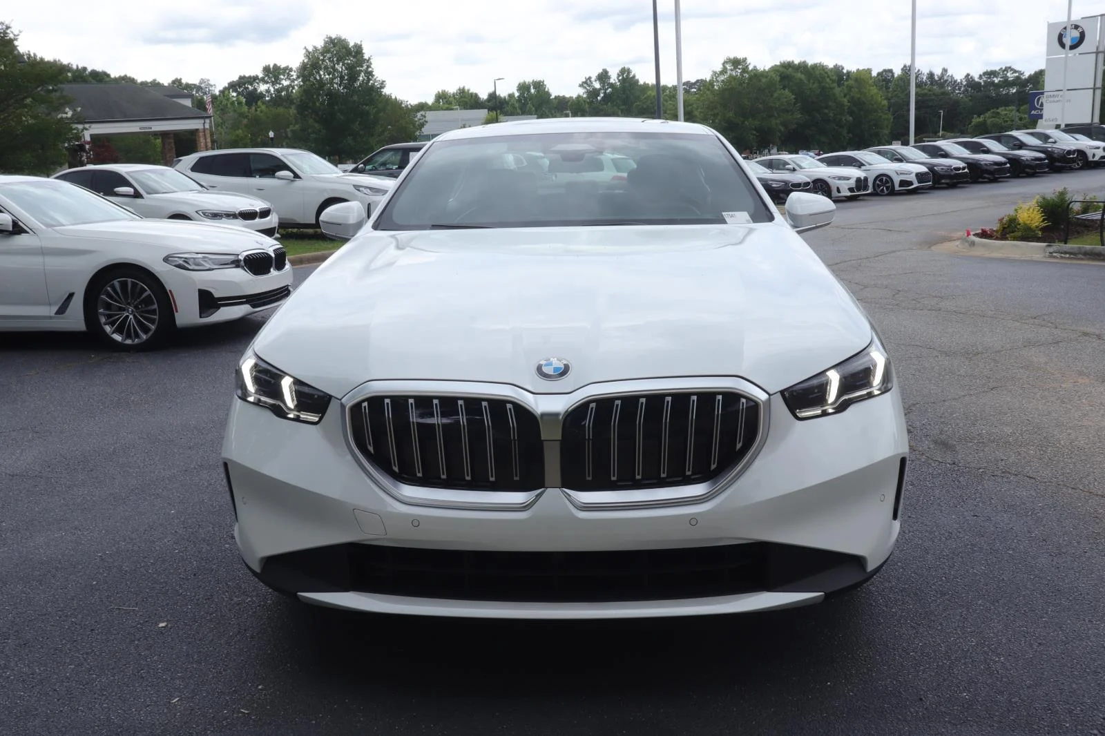 New 2027 Mineral White Metallic BMW 530i image 2