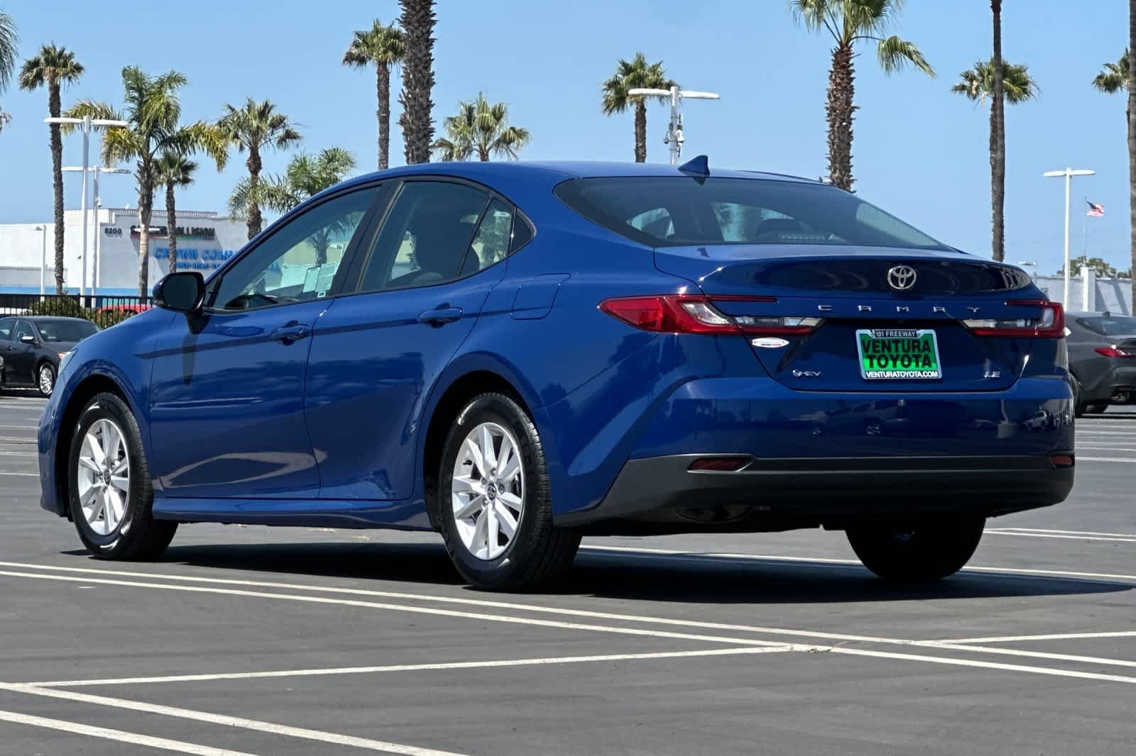 Certified Used 2025 Reservoir Blue Toyota LE image 6