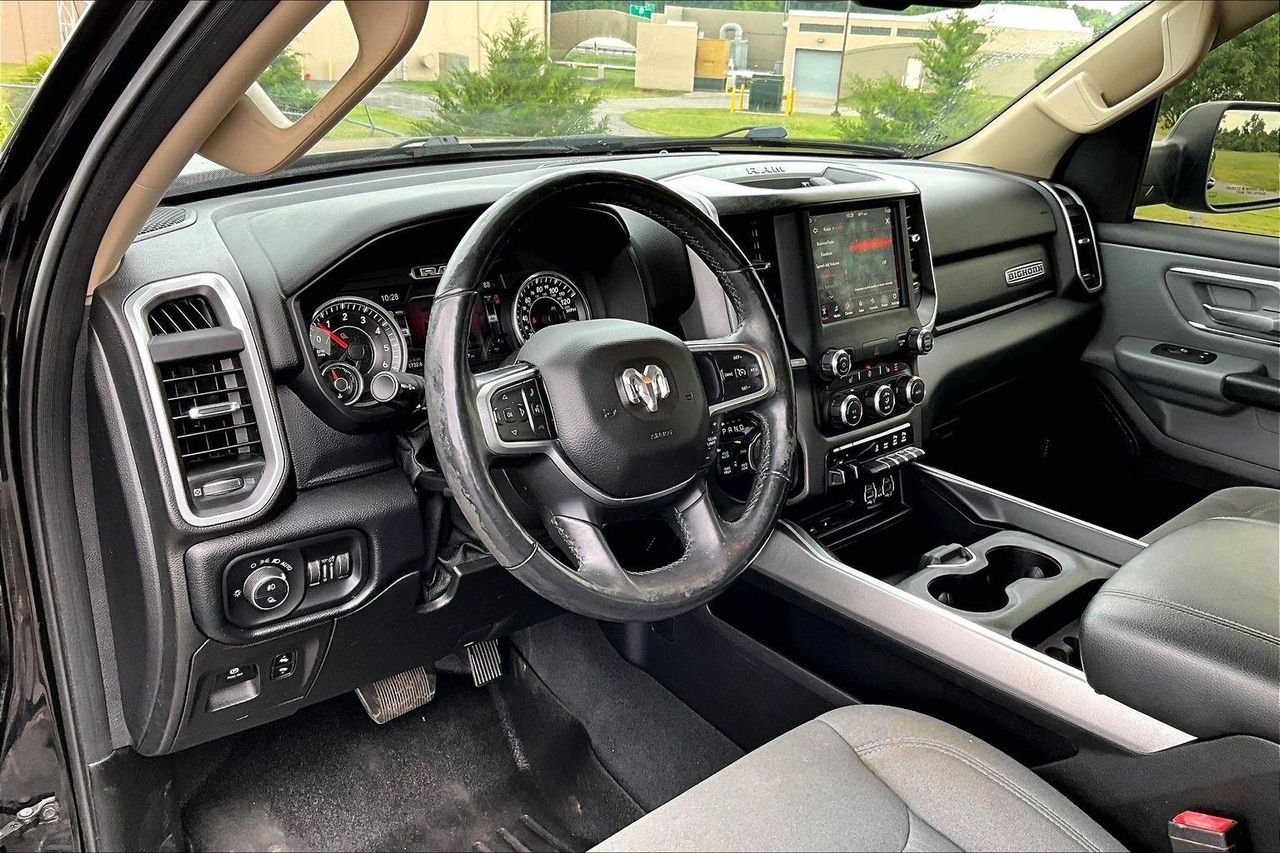 Used 2019 Diamond Black Crystal Pearlcoat RAM Big Horn/Lone Star Crew Cab 4x4 57