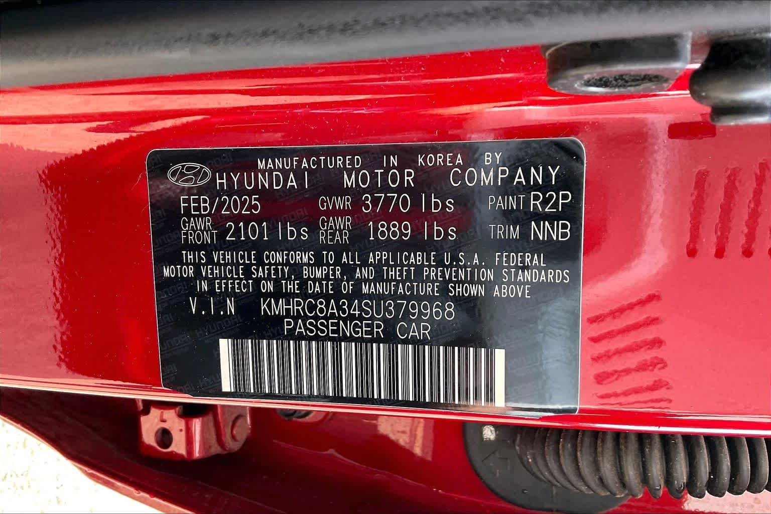 Used 2025 Red Hyundai SEL image 33